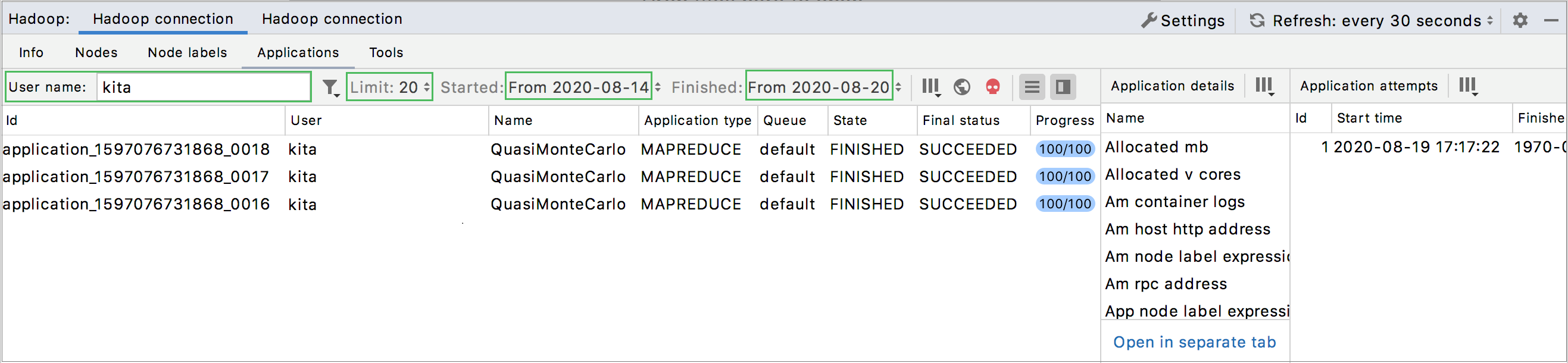 Hadoop YARN:应用程序 Hadoop YARN:应用程序