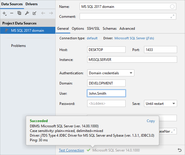 使用 SQL Server 身份验证进行连接 使用 SQL Server 身份验证进行连接