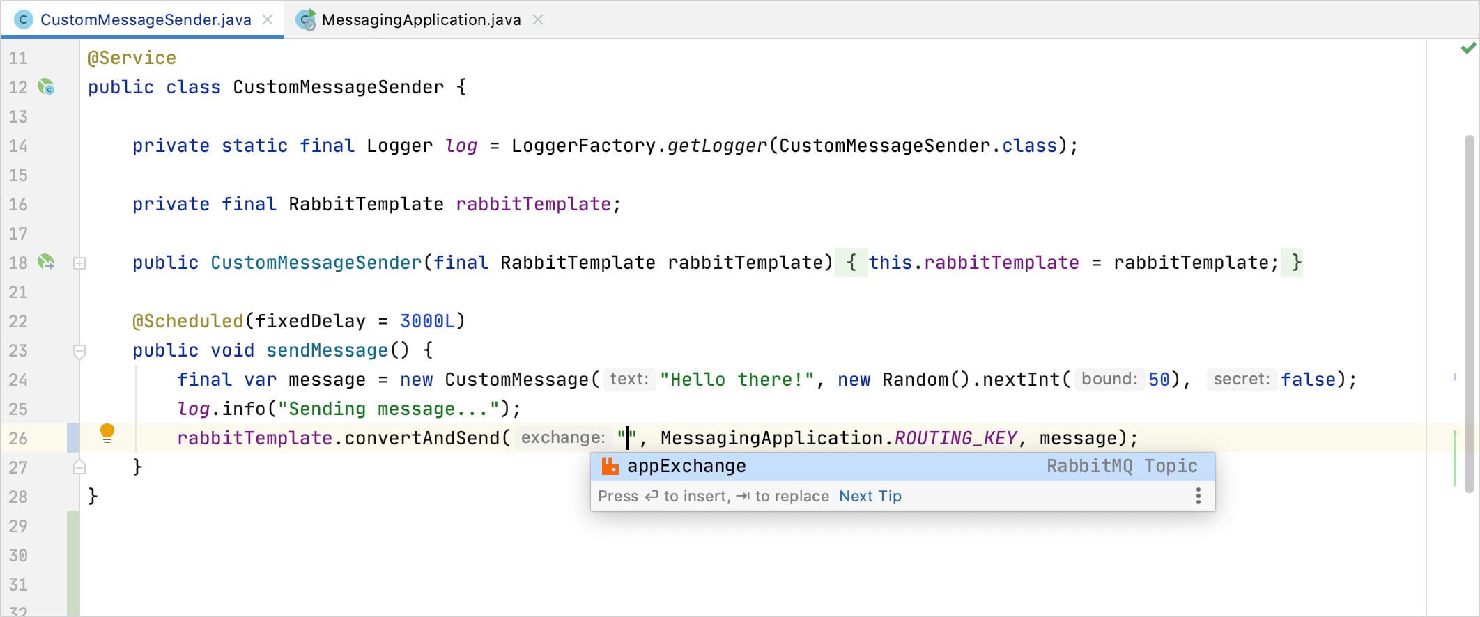RabbitMQ 交换完成 RabbitMQ 交换完成