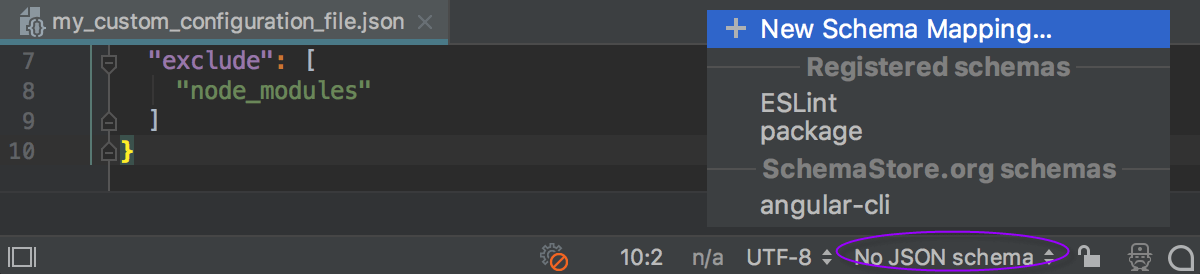 当前文件没有 JSON 架构 当前文件没有 JSON 架构