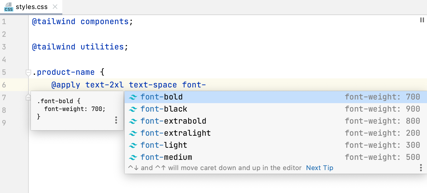 完成代码时预览生成的 CSS 完成代码时预览生成的 CSS
